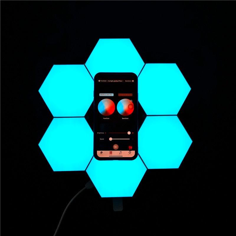 Luminária Hexagonal LED